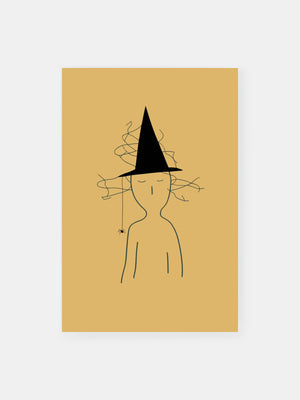Minimalist Witch's Hat Poster