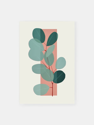 Mint Eucalyptus Leaves Poster