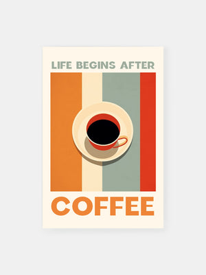 Motivational Coffee Break Poster
