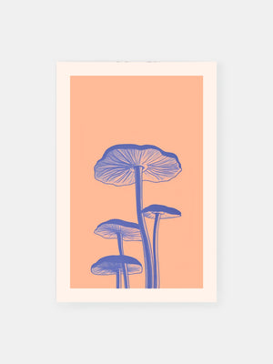 Mushroom Vibrance Poster