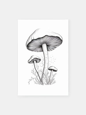 Mystical Mushroom Tale Poster