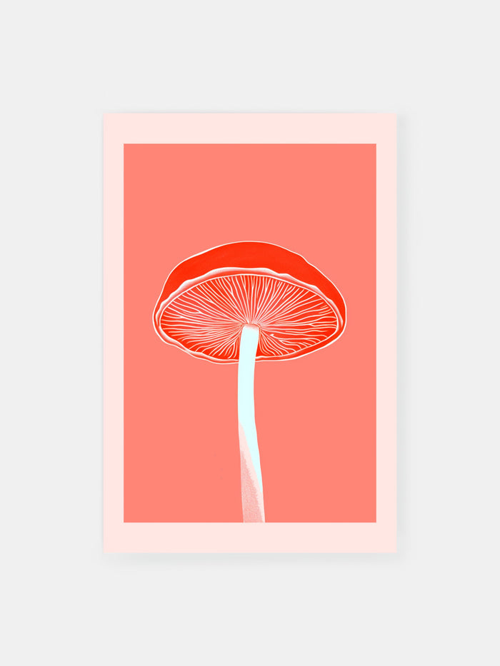 NeoPop Mushroom Poster
