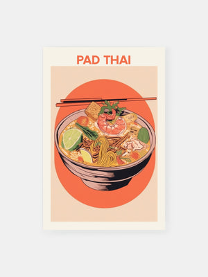 Pad Thai Vintage Poster