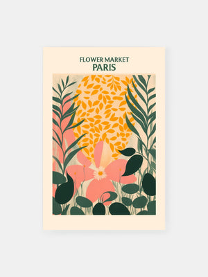 Paris Botanical Market Poster