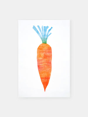 Pastel Carrot Poster