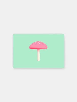 Pastel Mushroom Wonderland Poster