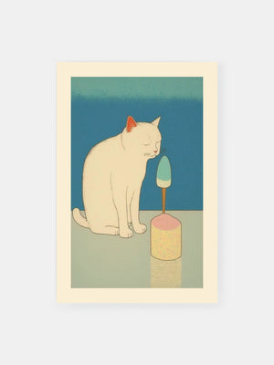 Pastry Cat Poster