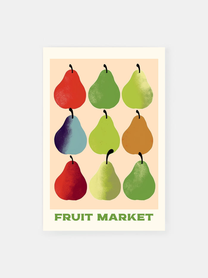 Pear Market Symphony Poster