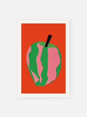 Pink Apple Poster