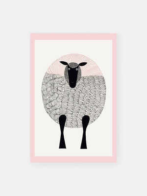 Pink Sheep Poster