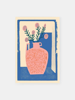 Pink Vase Dream Poster