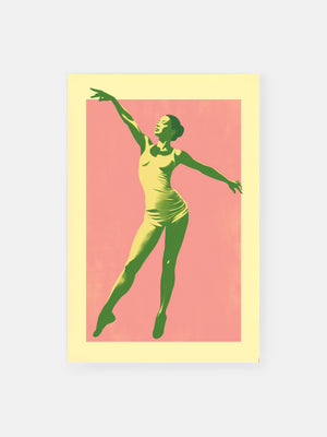 Pop Art Ballerina Poster
