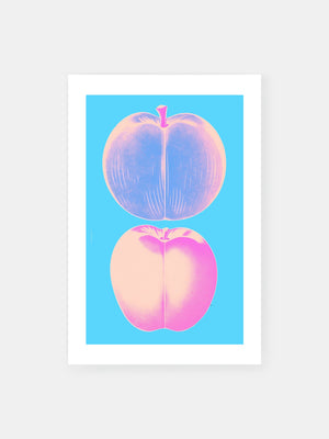 Pop Art Prink Apples Poster