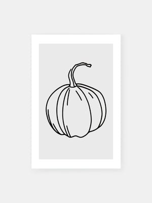 Pumpkin Simplicity Poster