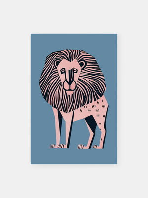 Quirky Lion King Poster