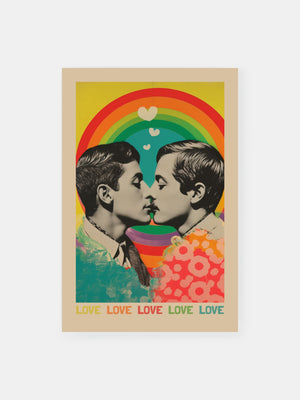 Rainbow Pride Love Poster