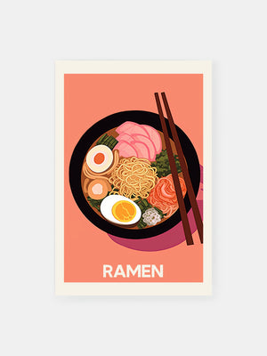 Ramen Noodle Bowl Poster