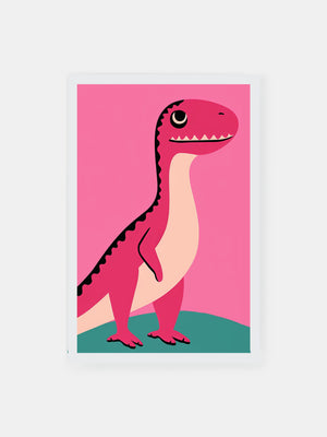 Red Dinosaur Mirage Poster