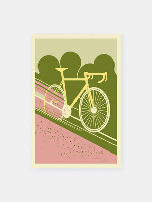 Retro Bicycle Journey Poster