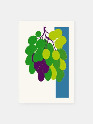 Ripe Green Grapes Poster