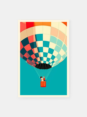 Romantic Balloon Ride Poster
