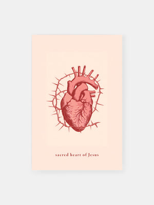 Sacred Heart of Jesus Modern Poster