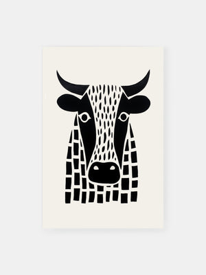 Scandinavian Folklore Cow Poster