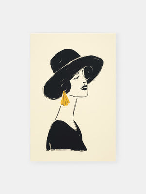Simplistic Glamour Lady Poster