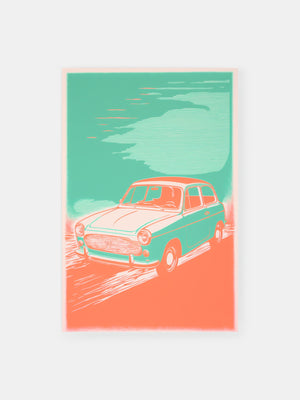 Sunset Retro Drive Poster