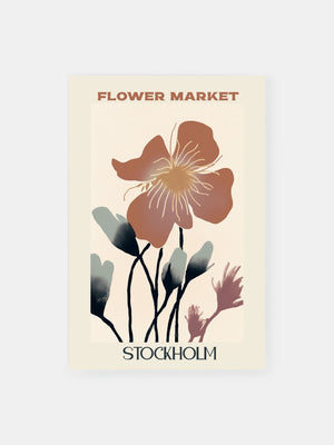 Swedish Bloom Market Poster