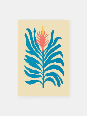 Tropical Leaf Harmony Poster