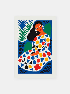 Tropical Modernism Dress Poster