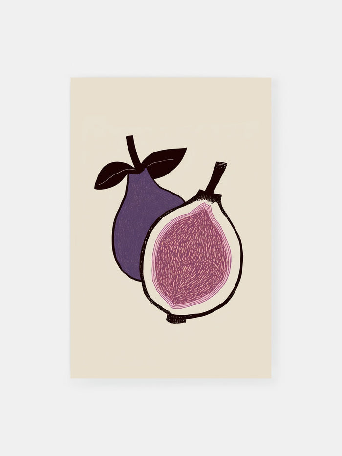 Two Violet Figs Poster