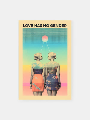 Two Women Next To Each Other Poster