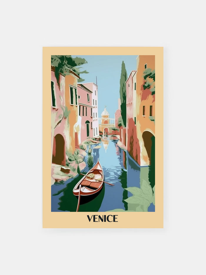 Venice Canal Journey Poster