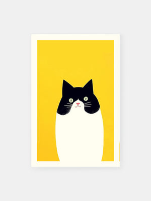 Vibrant Happy Cat Poster