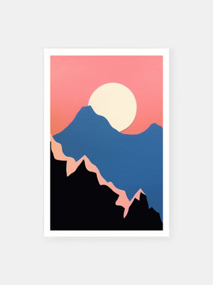 Vibrant Mountain Sunrise Poster
