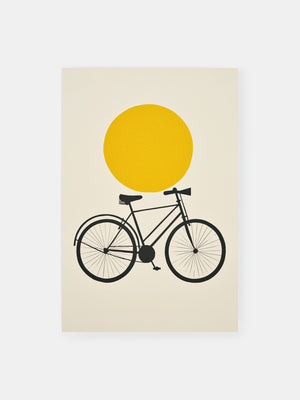 Vintage Bicycle Journey Poster