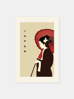 Vintage Geisha Poster
