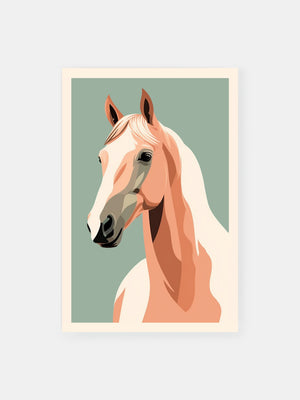 Vintage Horse Portrait Poster