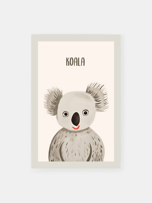 Vintage Koala Snapshot Poster