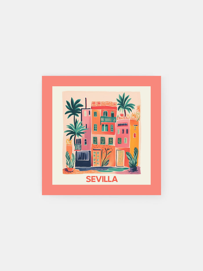 Vintage Sevilla Poster