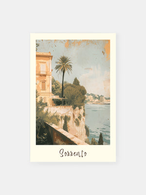 Vintage Sorrento Italian Coast Poster