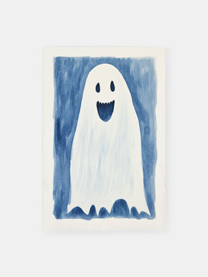 Watercolor Ghost Portrait Poster