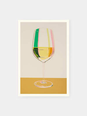 White Wine Delight Poster