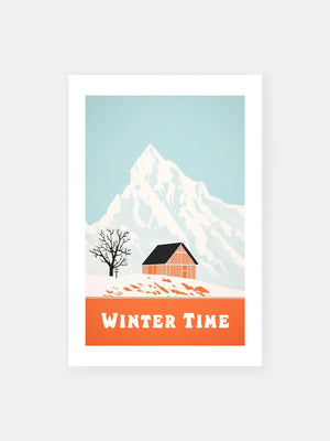 Winter Retro Poster