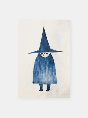 Azurblaue geheimnisvolle Hexe Poster