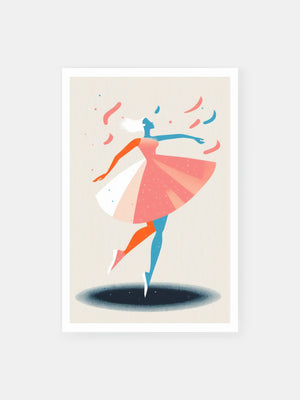 Ballett Glückseligkeit Konfetti Poster