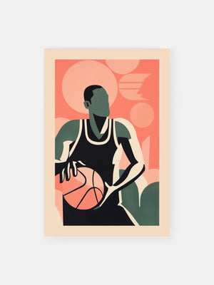 Basketball Dream Modernism Poster