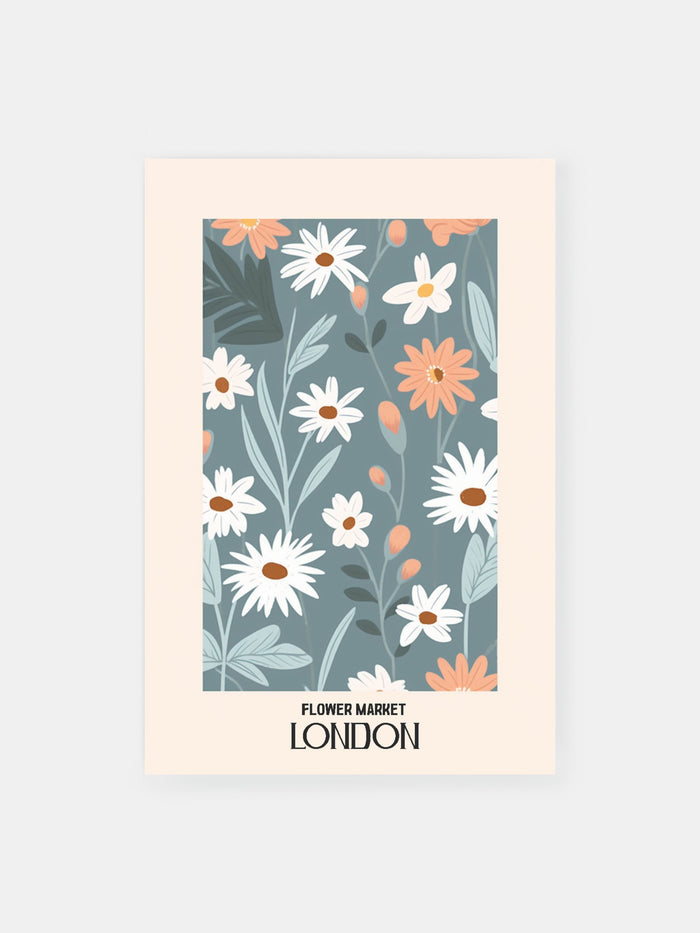 Bloom London Daisies Poster